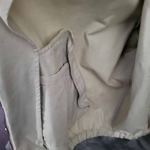 GANT U.S.A Bomber Jacket, The Windcheater, Beige, XL, Mens, Used, 100% Cotton - Picture 11 of 16